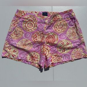 Melly M Pink & Yellow & Reddish Orange Size 4 Shorts
